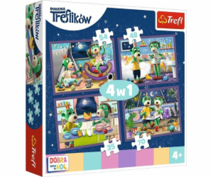 Trefl Puzzle Večerní rituály Trefliki Dobrou noc 4v1