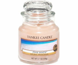 Svíčka ve skleněné dóze Yankee Candle, Růžové písky, 104 g