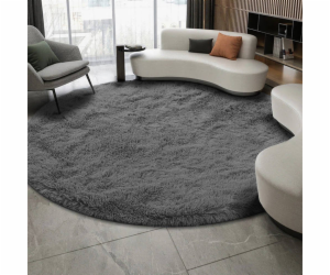 Shaggy Strado Round Carpet 180x180 Greynight (tmavě šedá)...