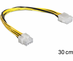 Delock ATX/EPS 8-pin - ATX/EPS 8-pin, 0,3 m, žlutá (83342)