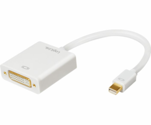 LogiLink DisplayPort Mini AV adaptér – DVI-I bílý (CV0037B)