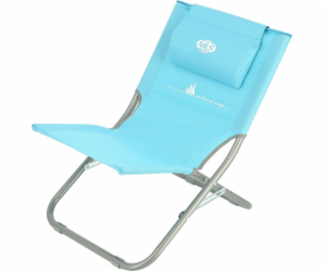 Nils Extreme NC3136 Blue Beach Chair s polštářem tábora Nils