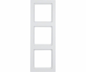 Berker Triple Frame Q.3 White Velvet (10136099)