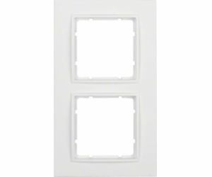 Hager Polo Berker/B.7 Double Frame White Mat 10126919