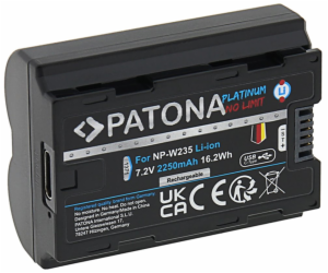 PATONA baterie pro foto Fuji NP-W235 2400mAh Li-Ion Plati...