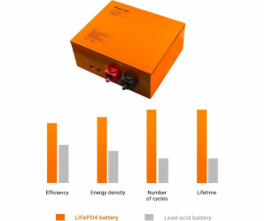 GREEN CELL battery Lithium-iron-phosphate LiFePO4 12.8V 1...