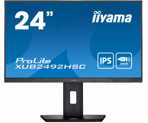 iiyama ProLite/XUB2492HSC-B5/24"/IPS/FHD/75Hz/4ms/Black/3R