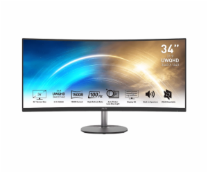 MSI monitor PRO MP341CQ, 34" zakřivený /3440x1440 (UWQHD)...