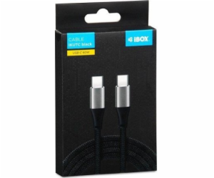 iBOX IKUTC USB-C kabel 60W 2m Černý