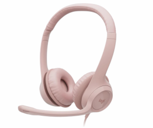 Logitech Corded USB Headset H390 - EMEA - ROSE