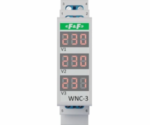 WNC-3 MODULAR VOLTAGE INDICATOR - 3 PHASE LCD