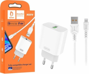 Denmen Charger Denmen DC07 Charger + USB iPhone USB kabel