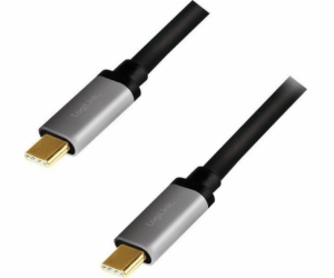 Kabel USB-C M/M, 4K/60 Hz, PD hliník 1 m