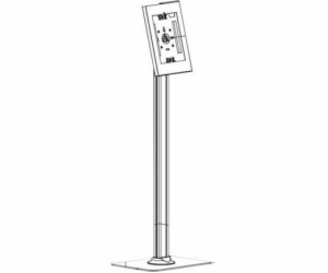 Neomounts  FL15-650WH1 / floor stand, lockable tablet cas...