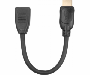 TB Touch HDMI M - HDMI F Adapter, 15 cm., v2.0