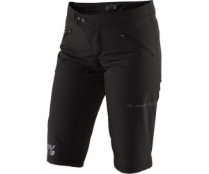 100% Szorty damskie 100% RIDECAMP Womens Shorts black roz...