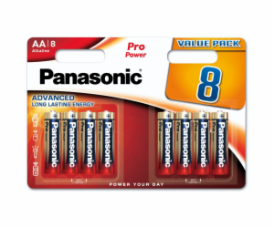 PANASONIC Alkalické baterie Pro Power LR6PPG/8BW AA 1,5V ...