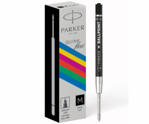 1x20 Parker Quinkflow Basic Ballpoint Pen Refill M black