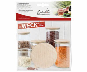 WECK Wooden Lid 60mm Beech