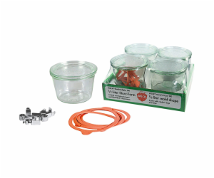 WECK Mold Jar 0,25l Set of 4