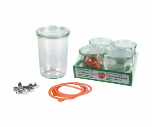 WECK Mold Jar 0,75l Set of 4