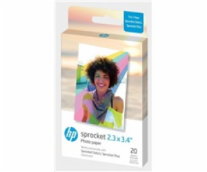 HP Zink Paper Sprocket Select 20 Pack 2,3x3,4"