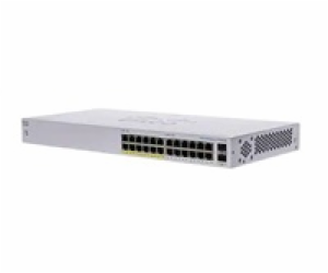 Cisco switch CBS110-24PP (24xGbE, 2xGbE/SFP combo, 12xPoE...