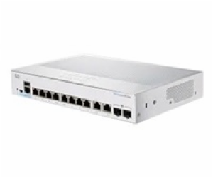 Cisco switch CBS250-8T-E-2G (8xGbE,2xGbE/SFP combo,fanles...