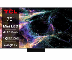 TCL 75C845 TV SMART Google TV QLED/75"/4K UHD/4500 PPI/14...