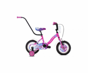 Dětské jízdní kolo Capriolo BMX 12"HT VIOLA bílo-růžové