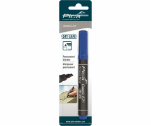 Pica Permanentmarker 2-6mm, Wedge Tip, blue Retail Packaging