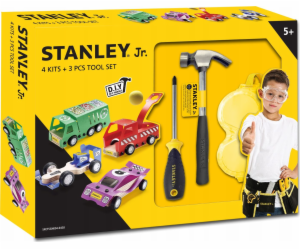 Sada Stanley Jr. U001-K04-T03-SY, 4 autíček, šroubováku a...