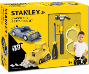 Sada Stanley Jr. U004-K02-T03-SY, autíčko, bagr a 3 kusů ...