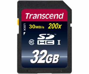 Paměťová karta TRANSCEND 32GB SDHC10 memory card