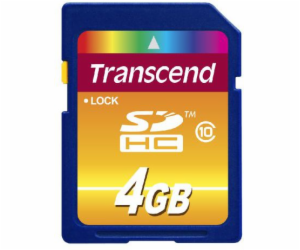 Paměťová karta TRANSCEND 4GB SDHC CARD (SD 3.0 SPD Class ...