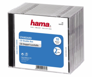 Hama CD Double Box 10 kusu Jewel-Case                 44747