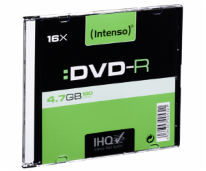 1x10 Intenso DVD-R 4,7GB 16x Speed, Slimcase