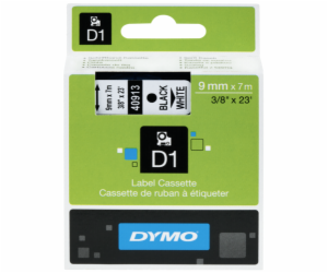 Dymo D1 9mm Black/White labels 40913