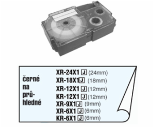 Barvící páska Casio XR 12 X1 