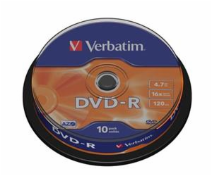 DVD-R 16x 4.7GB 10P CB           43523