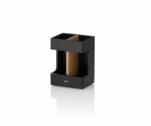 Držák na zubní kartáčky Cube polyresin black KL-23688