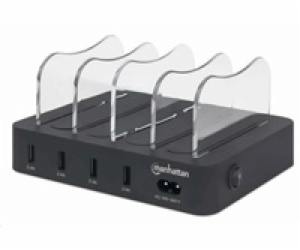 MANHATTAN USB nabíjecí stanice, 4-Port USB Charging Stati...