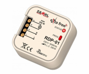 Rádiový spodkový stmívač Zamel RPD-01 1-kanálový