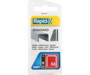 Standardní sponky Rapid 53/8 mm 1080 ks