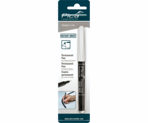 Pica Permanent Marker INSTANT white, Bullet Tip, 1-2mm  R...