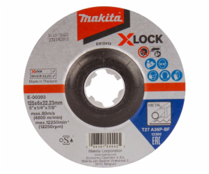 Makita E-00393 Grinding Disc 125x6mm steel