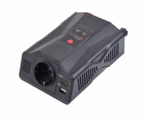 Technaxx měnič napětí 300W, DC 12V na 2xUSB a 1x230V (TE24)