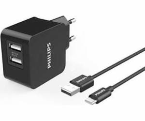 Philips 2x USB-A 3A nabíječka (28689)