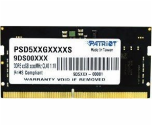 Patriot Signature Line/SO-DIMM DDR5/8GB/4800MHz/CL40/1x8GB