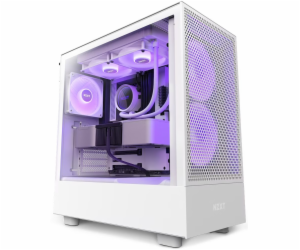 NZXT skříň H5 Flow RGB edition / 2x120 mm fan / USB 3.0 /...